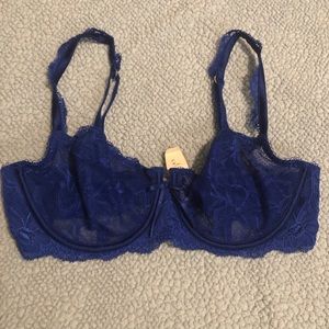 Blue lace Victoria’s Secret bra